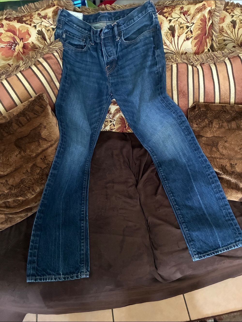 Abercrombie & Fitch Women's Blue Flare Jeans
